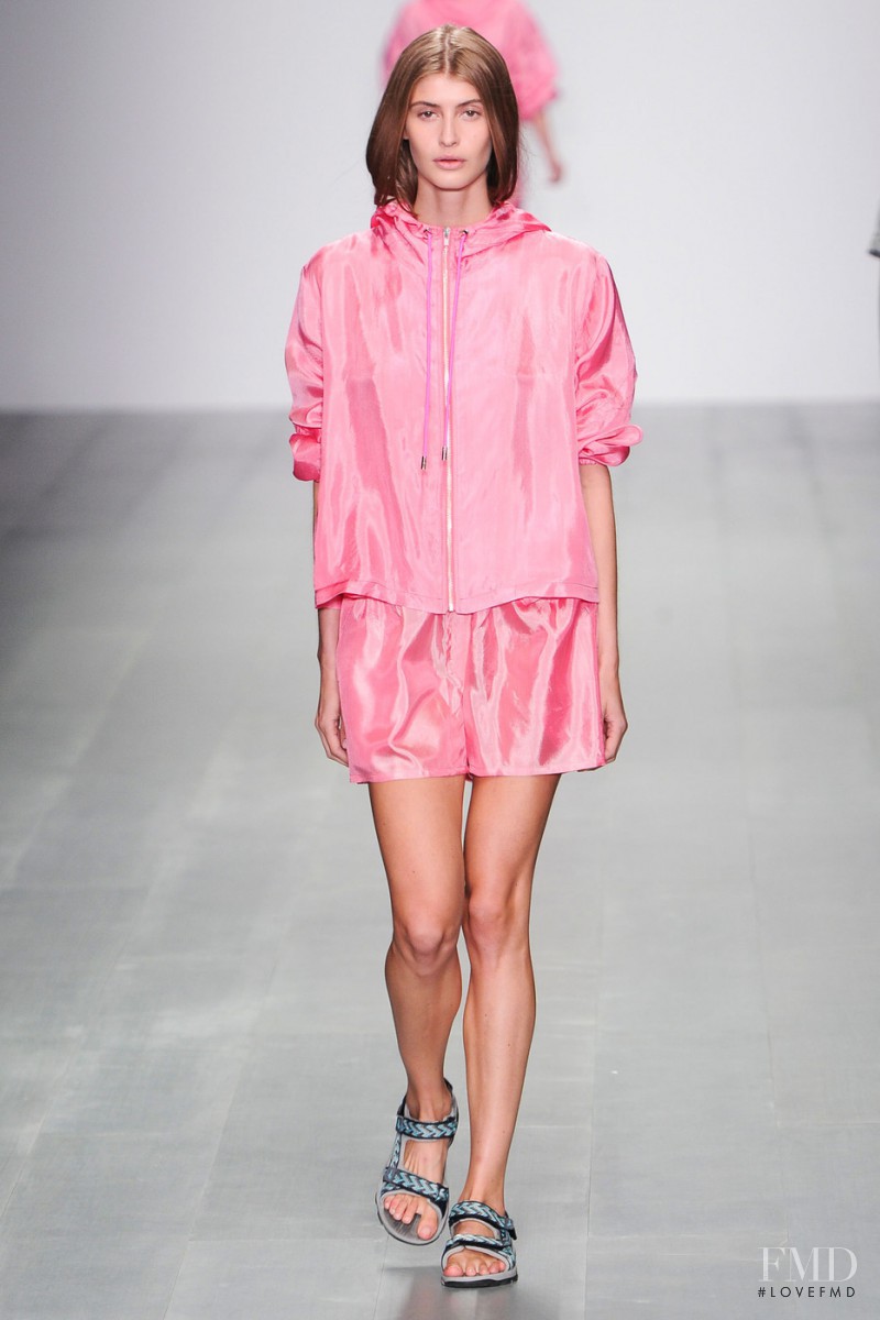 Augusta Beyer Larsen featured in  the Christopher Raeburn fashion show for Spring/Summer 2015