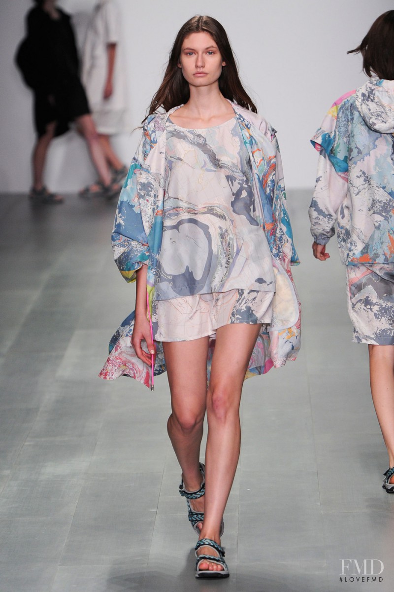 Kasia Krol featured in  the Christopher Raeburn fashion show for Spring/Summer 2015