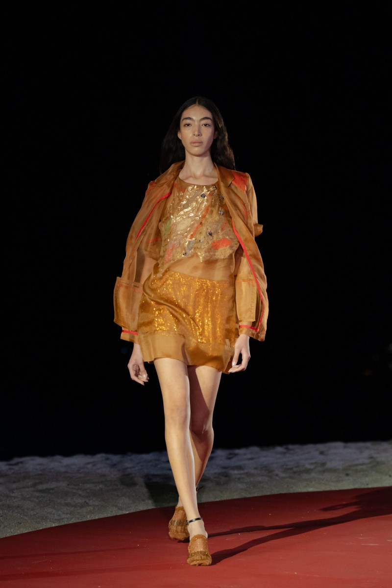 Sorachi Terrazas featured in  the Sandra Weil fashion show for Spring/Summer 2024