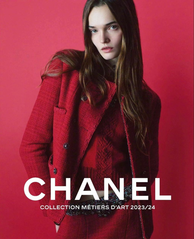 Alaato Jazyper featured in  the Chanel Mtiers d\'Art 2024-25 advertisement for Pre-Fall 2024