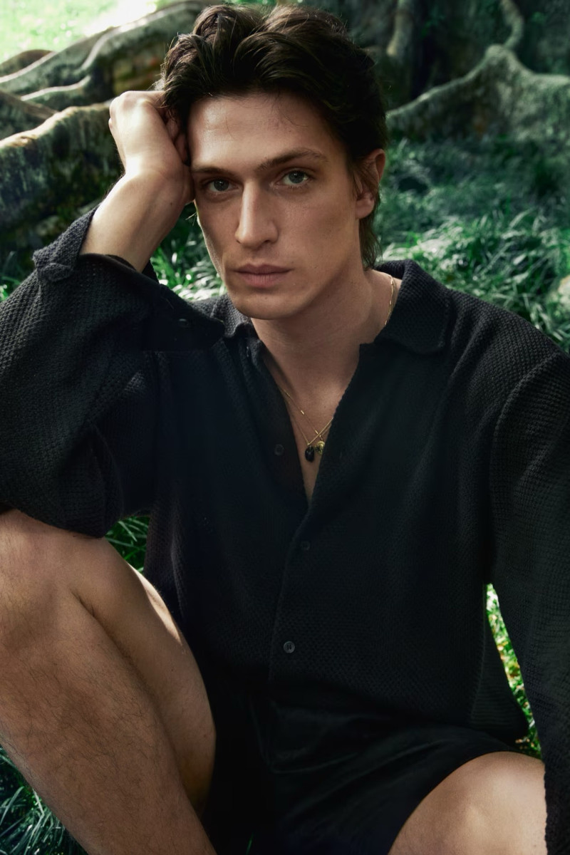 Edoardo Sebastianelli featured in  the H&M advertisement for Summer 2024