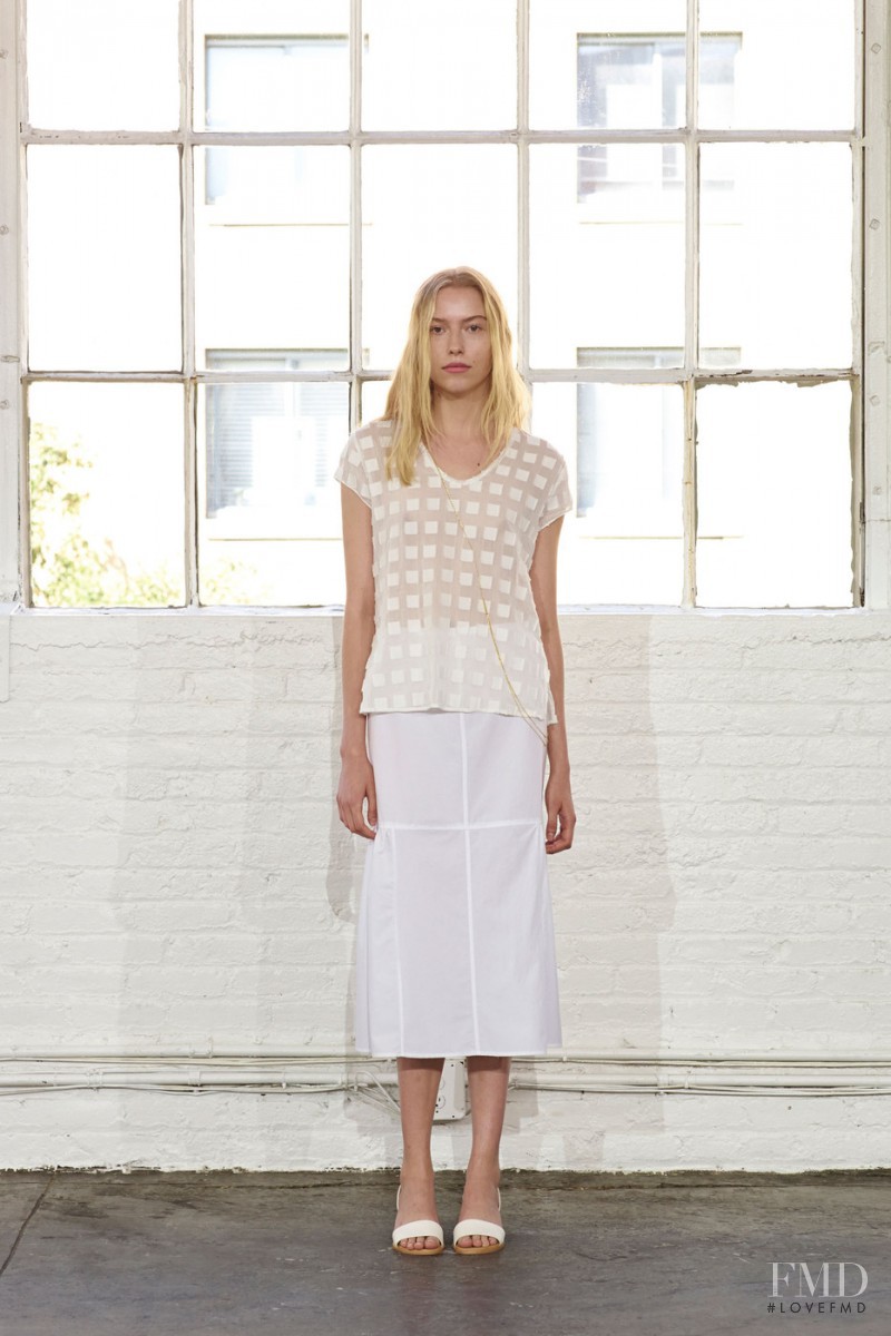 Lauren Taylor featured in  the Steven Alan fashion show for Spring/Summer 2015