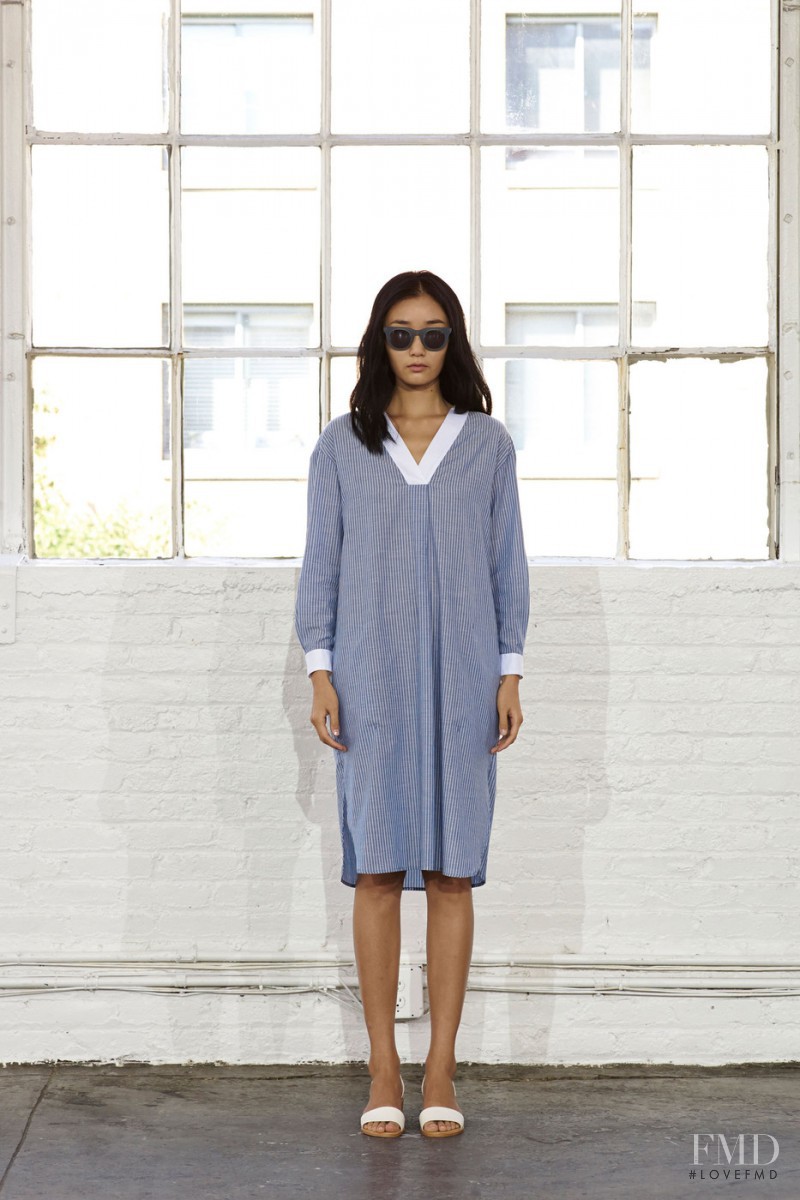 Yi Fei Li featured in  the Steven Alan fashion show for Spring/Summer 2015