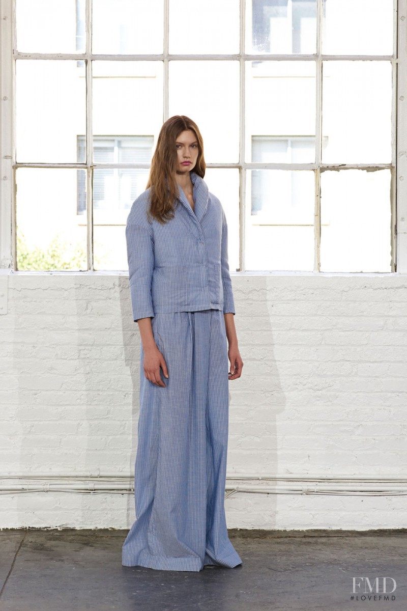 Kasia Krol featured in  the Steven Alan fashion show for Spring/Summer 2015