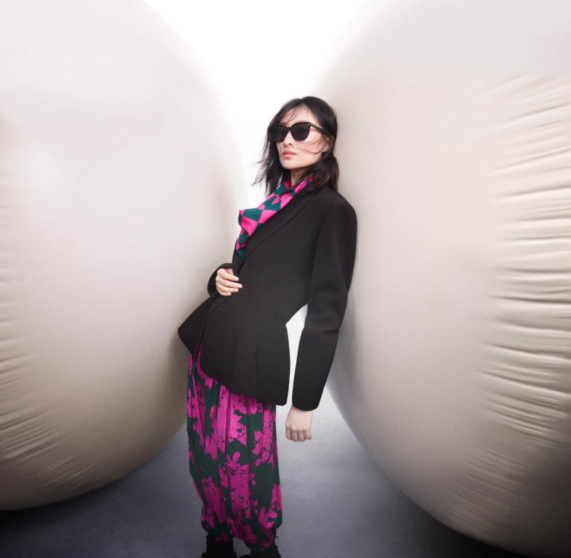 Angelina Kendall featured in  the Louis Vuitton advertisement for Pre-Fall 2024
