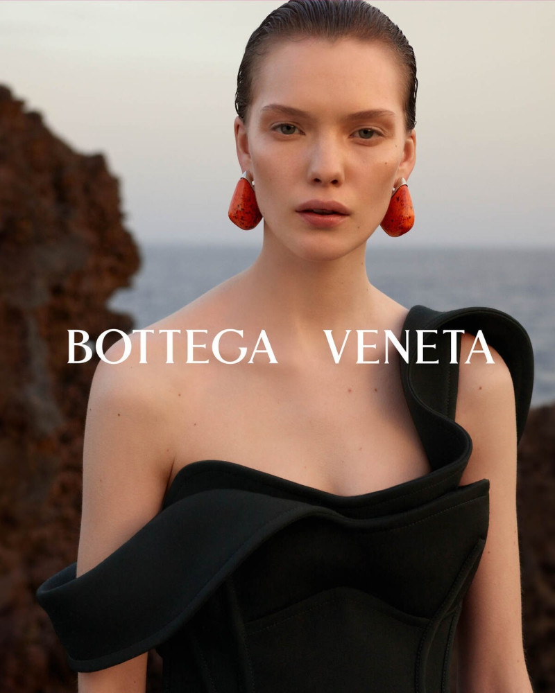 Haroon Sherzad featured in  the Bottega Veneta advertisement for Summer 2024