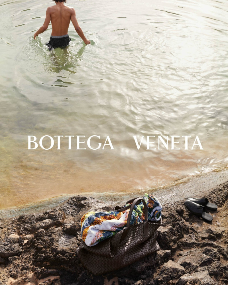 Haroon Sherzad featured in  the Bottega Veneta advertisement for Summer 2024