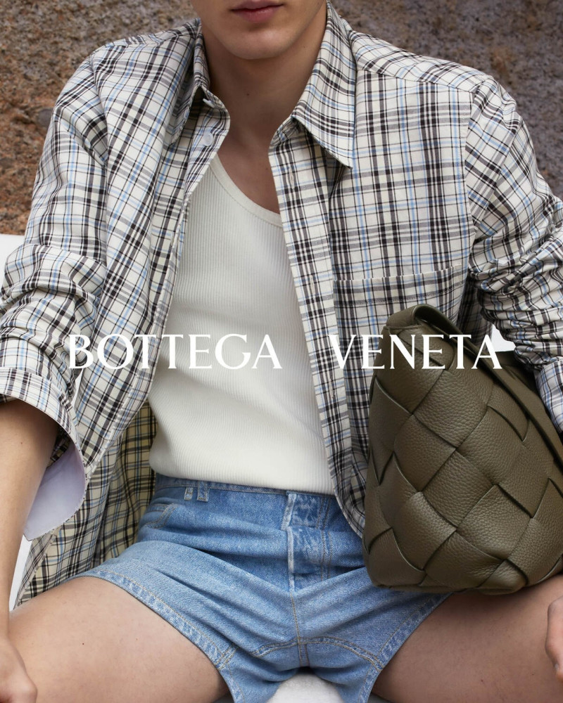 Haroon Sherzad featured in  the Bottega Veneta advertisement for Summer 2024