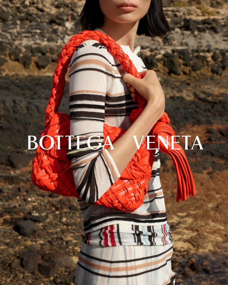 Haroon Sherzad featured in  the Bottega Veneta advertisement for Summer 2024