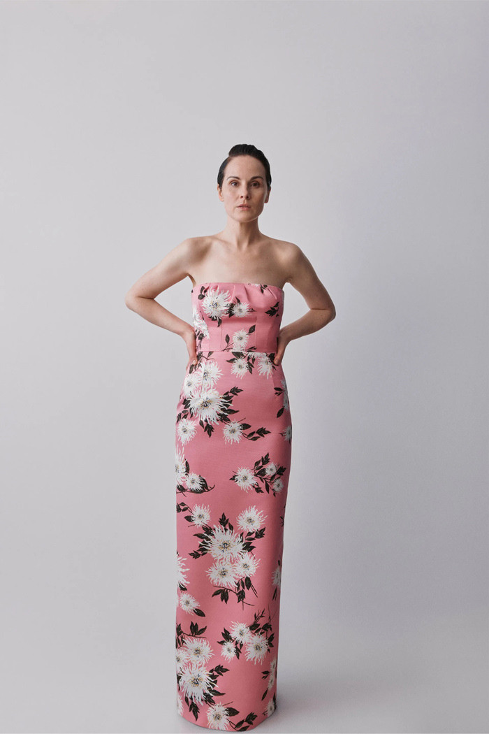 Emilia Wickstead Featuring Michelle Dockery advertisement for Pre-Fall 2024