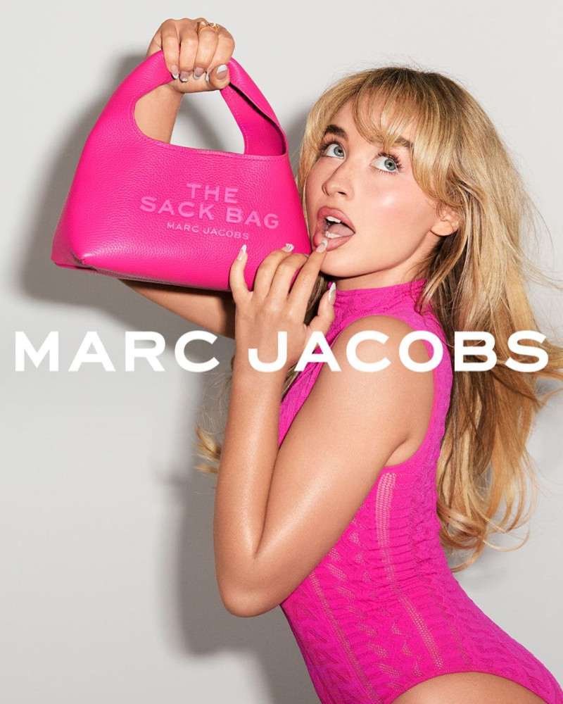 Marc Jacobs Sack Bag 2024 Campaign advertisement for Summer 2024