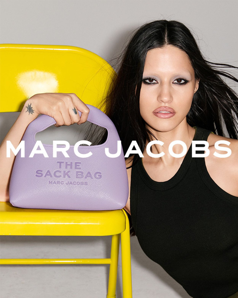 Marc Jacobs Sack Bag 2024 Campaign advertisement for Summer 2024