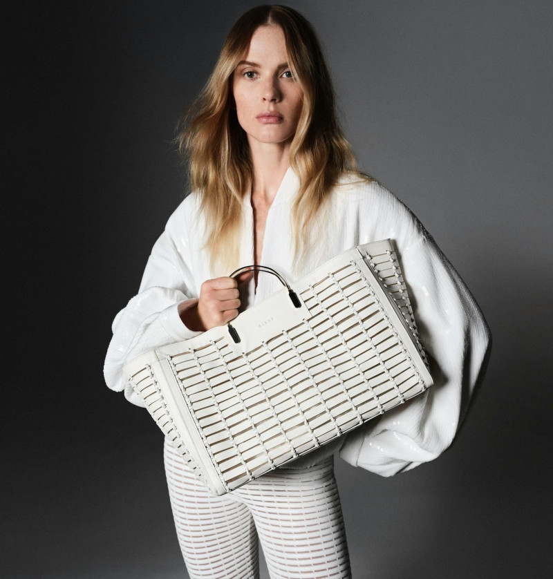 Anne Vyalitsyna featured in  the Genny advertisement for Spring/Summer 2024