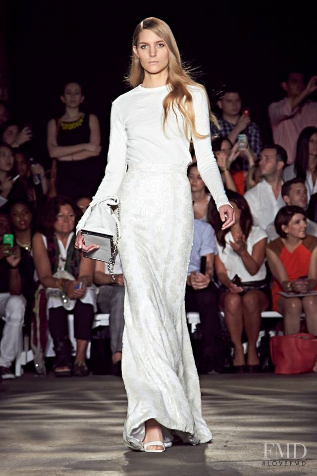 Leandra Martin featured in  the Christian Siriano fashion show for Spring/Summer 2015