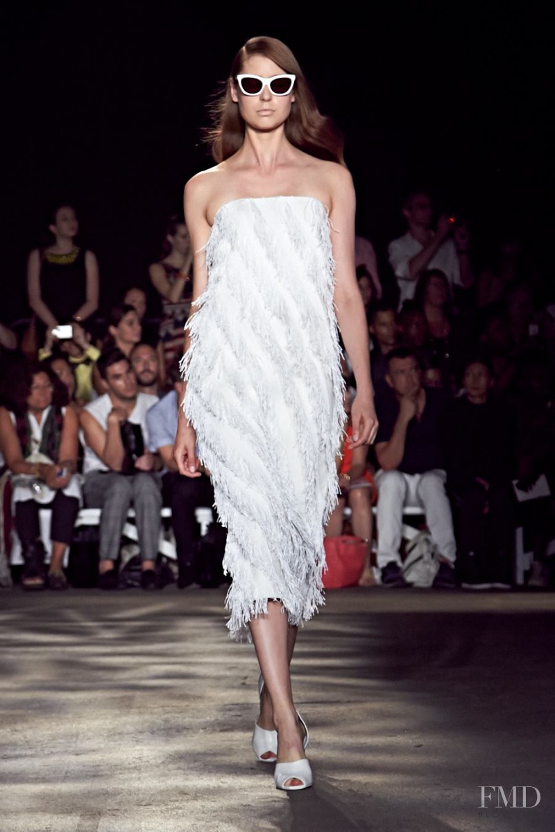 Alexandra Costin featured in  the Christian Siriano fashion show for Spring/Summer 2015