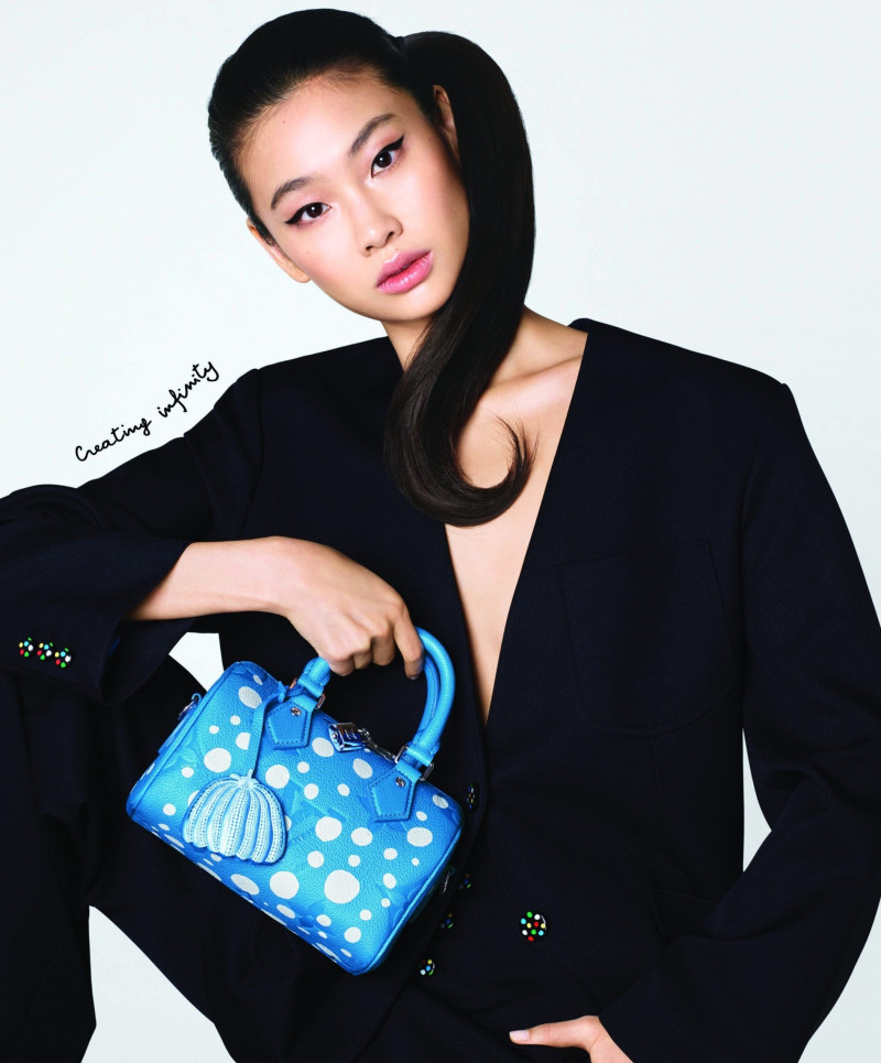 HoYeon Jung featured in  the Louis Vuitton advertisement for Spring 2023