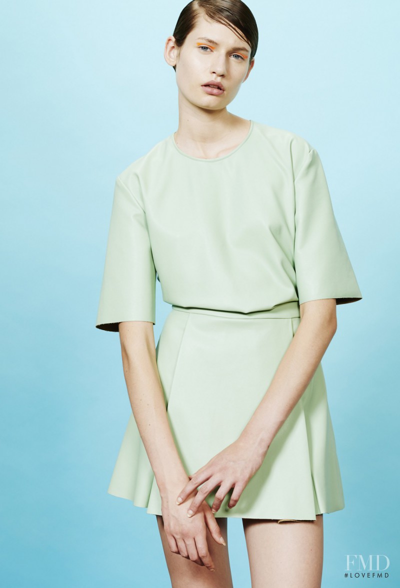 Kasia Krol featured in  the Hien Le advertisement for Spring/Summer 2015