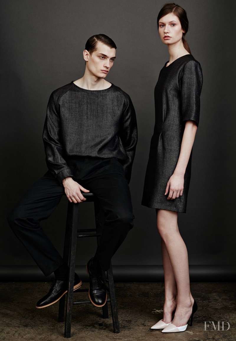 Kasia Krol featured in  the Hien Le advertisement for Autumn/Winter 2014