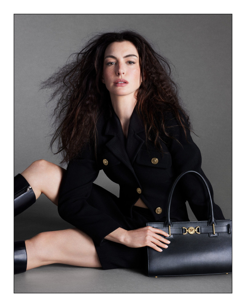 Versace Icons 2024 Campaign featuring Anne Hathaway & Cillian Murphy advertisement for Spring 2024