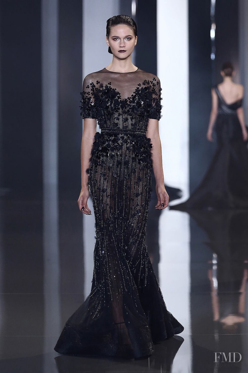 Rachel Finninger featured in  the Ralph & Russo fashion show for Spring/Summer 2016