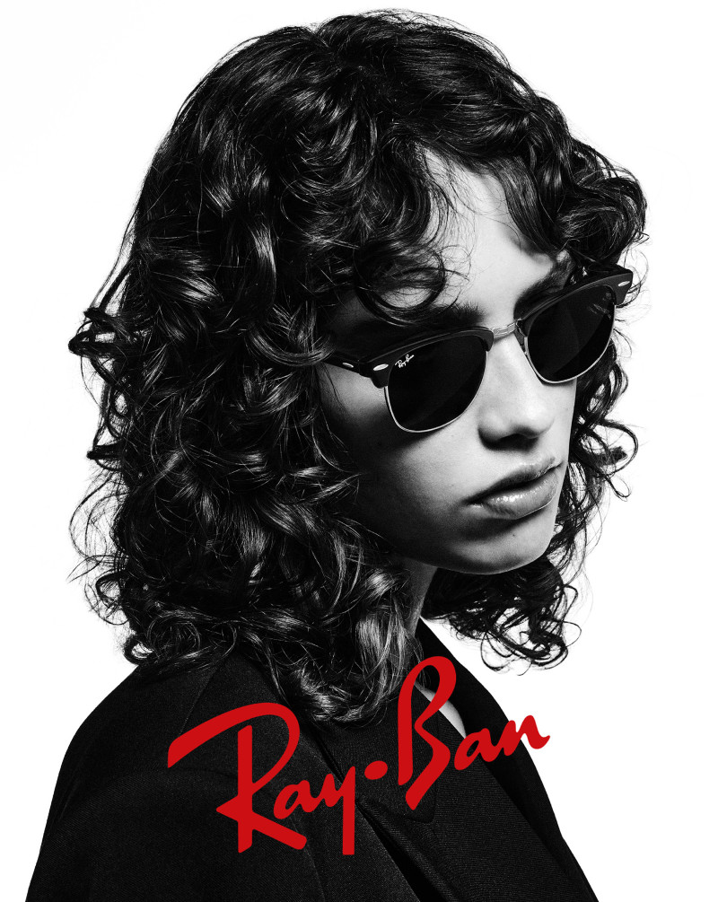 Martina Horak featured in  the Ray-Ban 024 Icons Campaign advertisement for Spring 2024