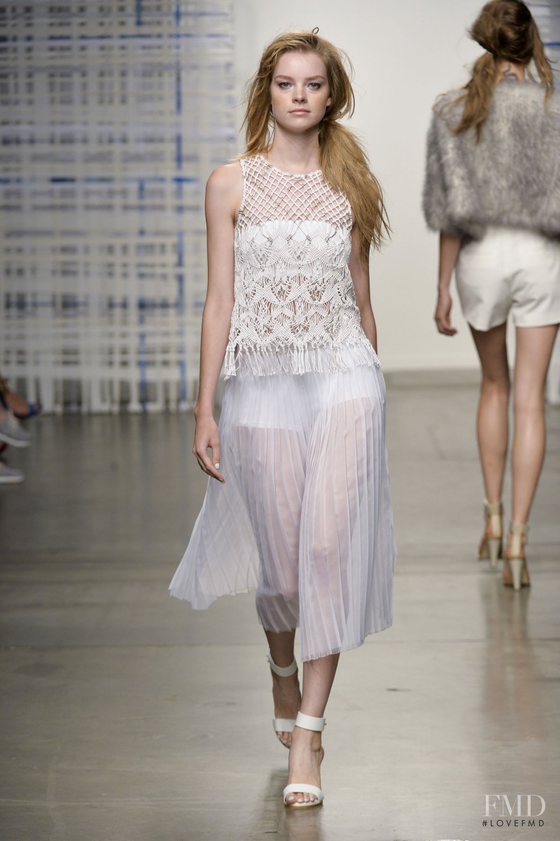 Tess Giberson fashion show for Spring/Summer 2015