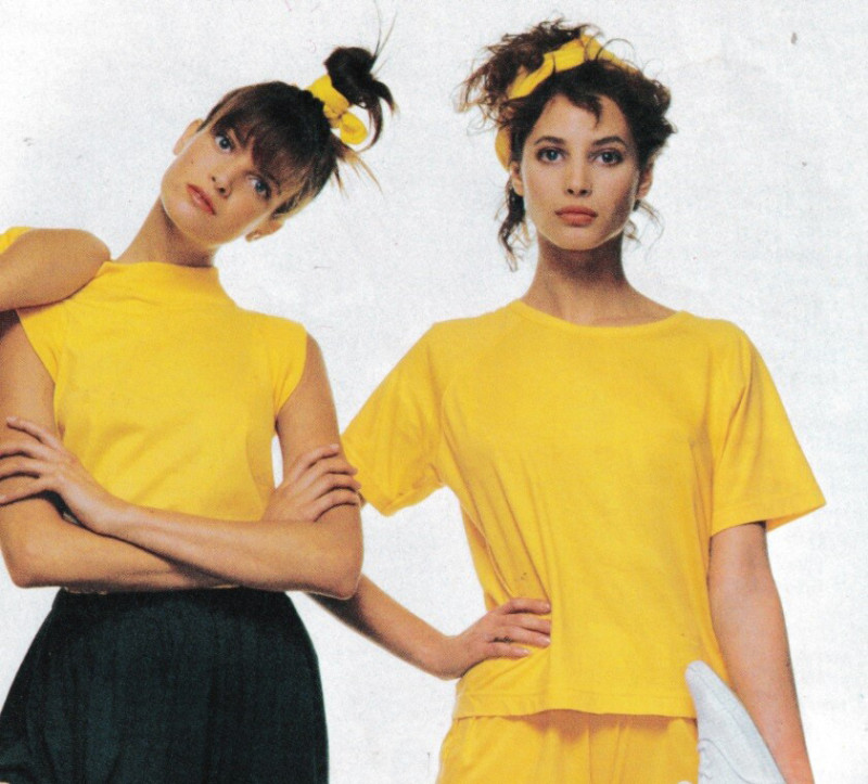 Christy Turlington featured in  the WareHouse ByMail catalogue for Spring/Summer 1987