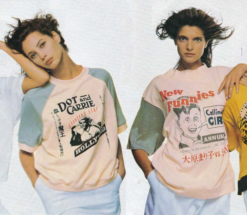 Christy Turlington featured in  the WareHouse ByMail catalogue for Spring/Summer 1987