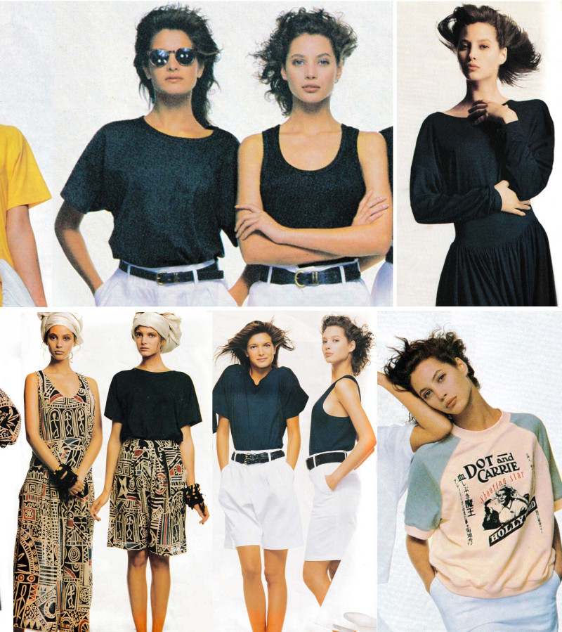 Christy Turlington featured in  the WareHouse ByMail catalogue for Spring/Summer 1987