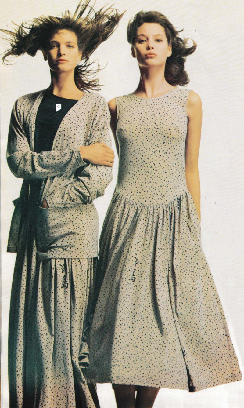 Christy Turlington featured in  the WareHouse ByMail catalogue for Spring/Summer 1987