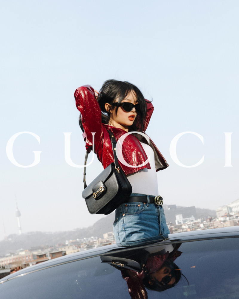 Gucci Horsebit 1955 Bag Campaign advertisement for Summer 2024