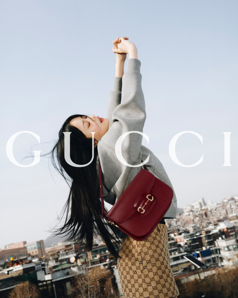 Gucci Horsebit 1955 Bag Campaign advertisement for Summer 2024