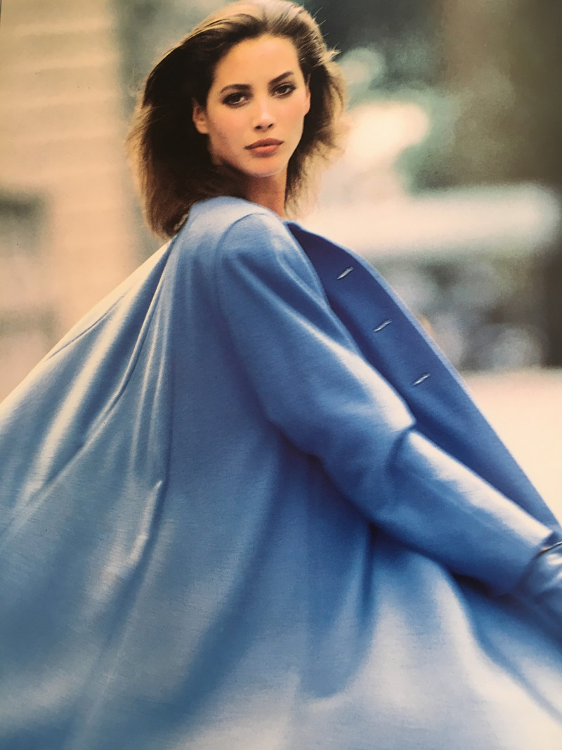 Christy Turlington featured in  the Escada advertisement for Spring/Summer 1988