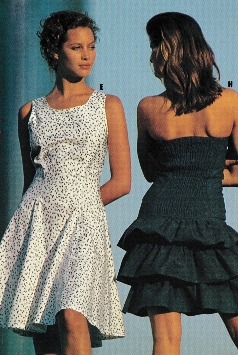 Christy Turlington featured in  the WareHouse ByMail catalogue for Spring/Summer 1988