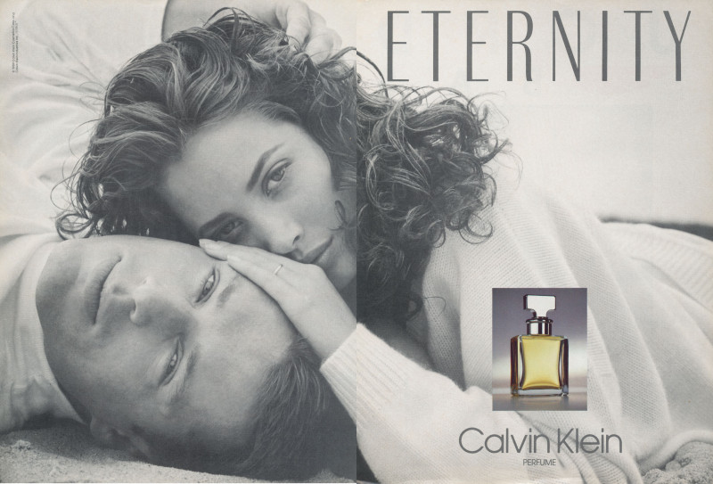 Christy Turlington featured in  the Calvin Klein Fragrance Eternity advertisement for Autumn/Winter 1989