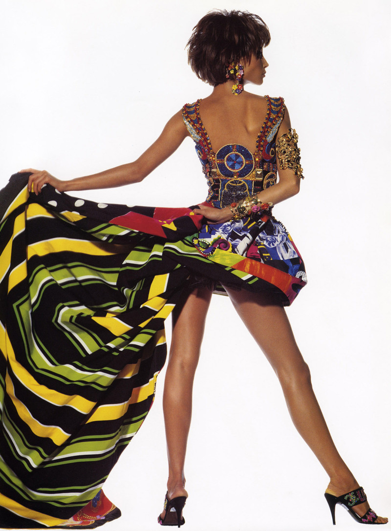 Christy Turlington featured in  the Versace catalogue for Autumn/Winter 1990