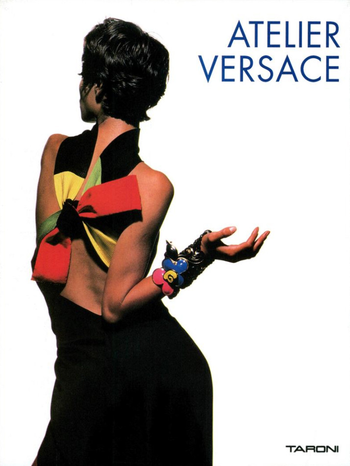 Christy Turlington featured in  the Atelier Versace advertisement for Autumn/Winter 1990