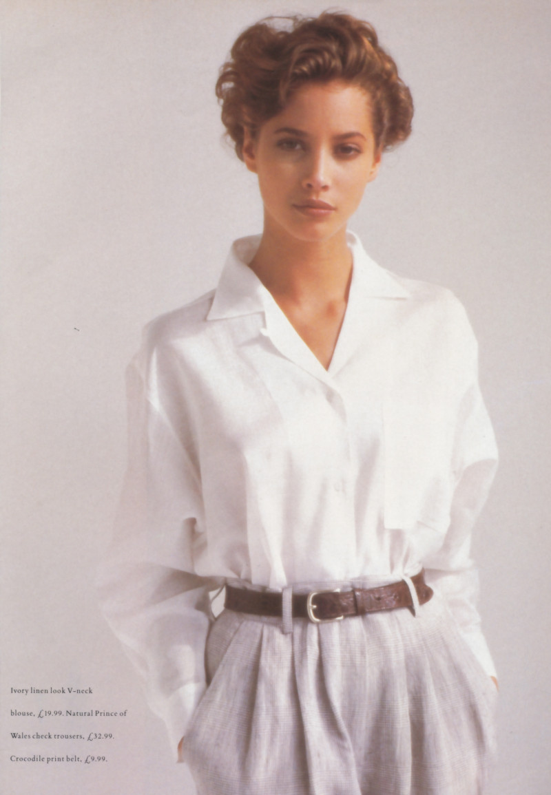 Christy Turlington featured in  the Next advertisement for Spring/Summer 1990