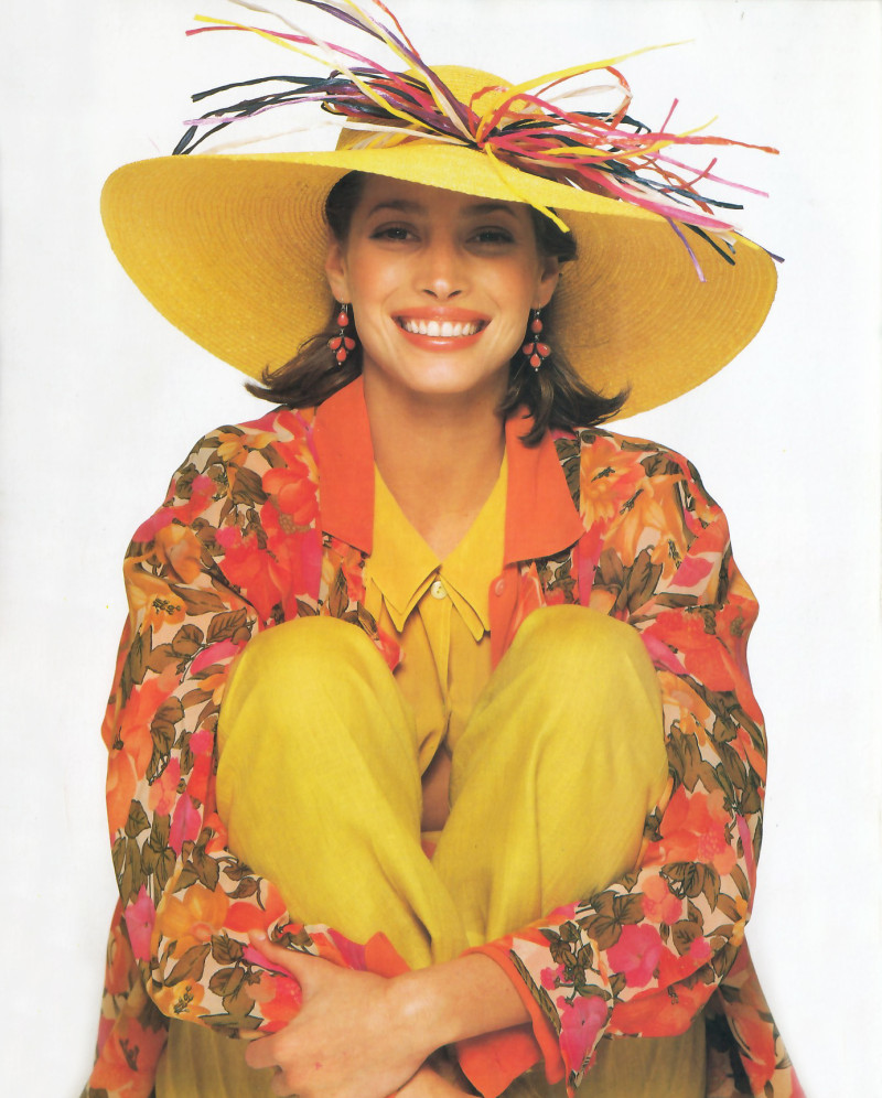 Christy Turlington featured in  the Les Copains catalogue for Spring/Summer 1990