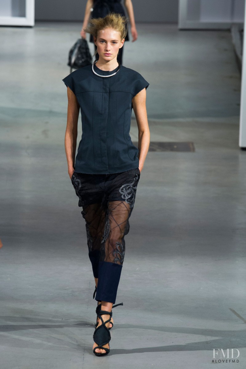 Sanne Vloet featured in  the 3.1 Phillip Lim fashion show for Spring/Summer 2015