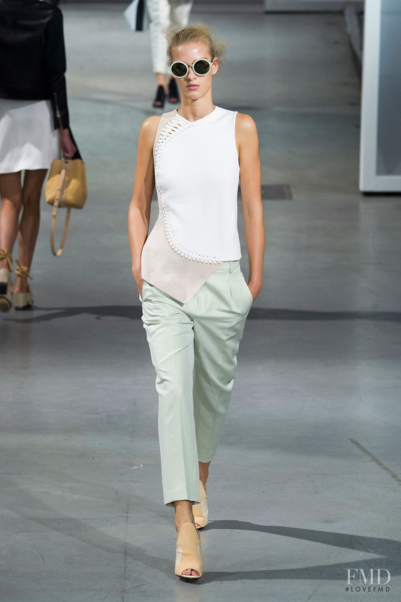 Elena Bartels featured in  the 3.1 Phillip Lim fashion show for Spring/Summer 2015