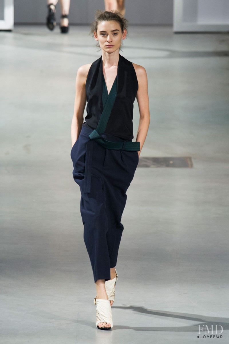 Carolina Thaler featured in  the 3.1 Phillip Lim fashion show for Spring/Summer 2015