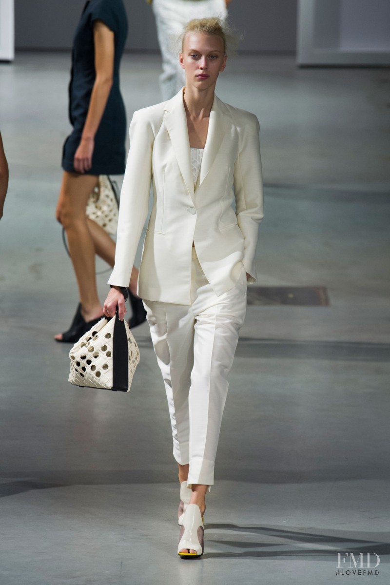 Juliana Schurig featured in  the 3.1 Phillip Lim fashion show for Spring/Summer 2015