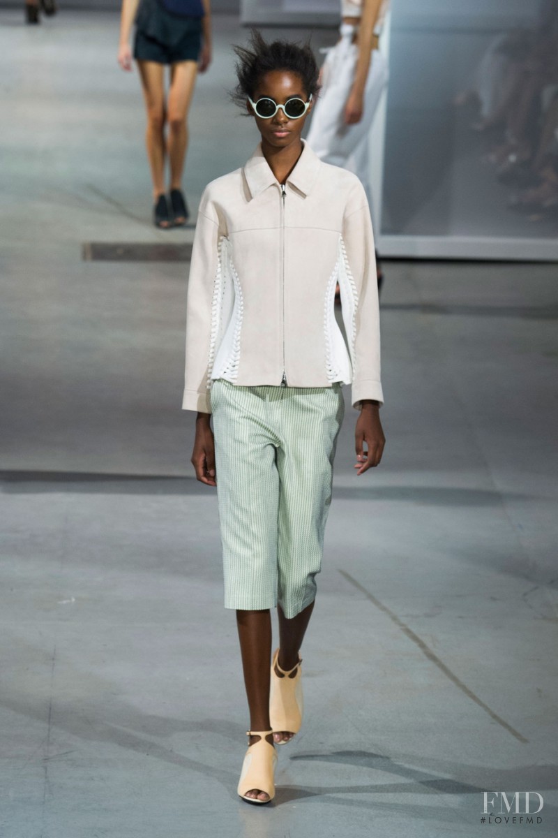 Tami Williams featured in  the 3.1 Phillip Lim fashion show for Spring/Summer 2015