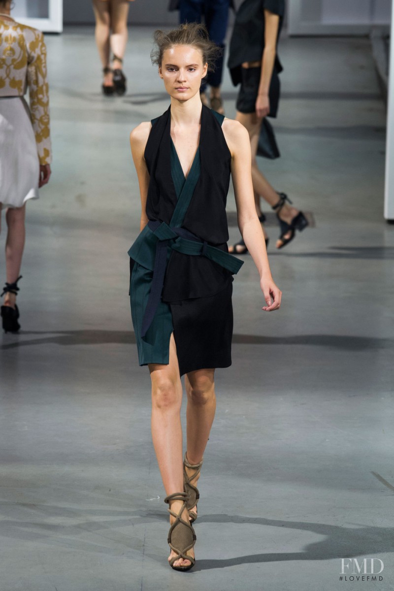 Tilda Lindstam featured in  the 3.1 Phillip Lim fashion show for Spring/Summer 2015