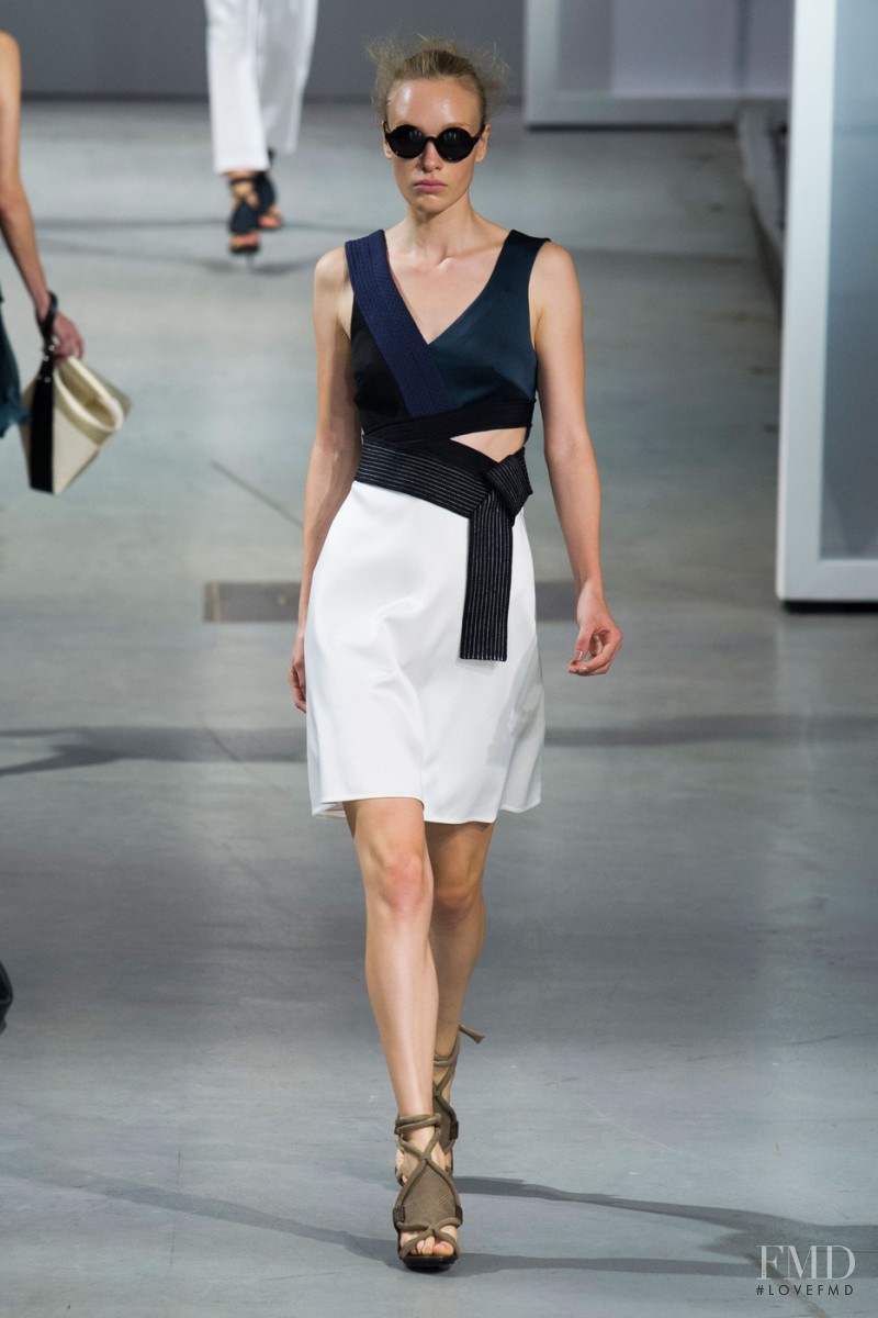 Charlotte Kay featured in  the 3.1 Phillip Lim fashion show for Spring/Summer 2015