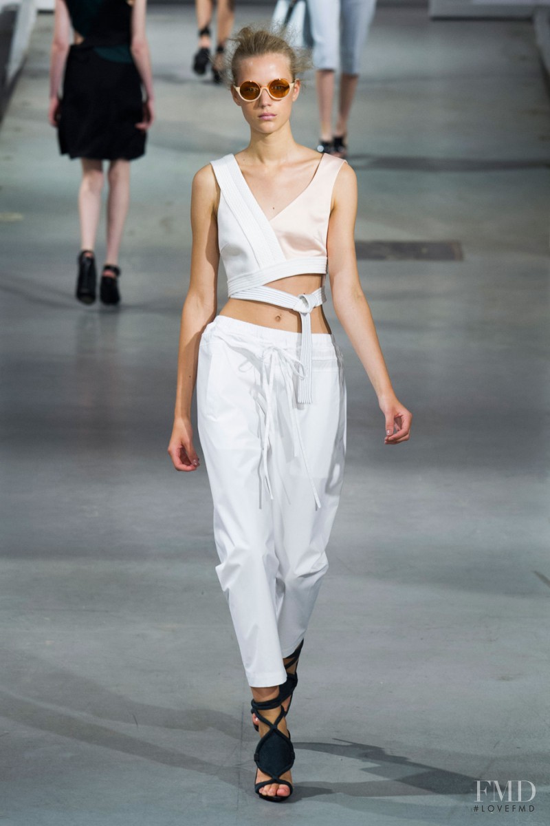 Esther Heesch featured in  the 3.1 Phillip Lim fashion show for Spring/Summer 2015