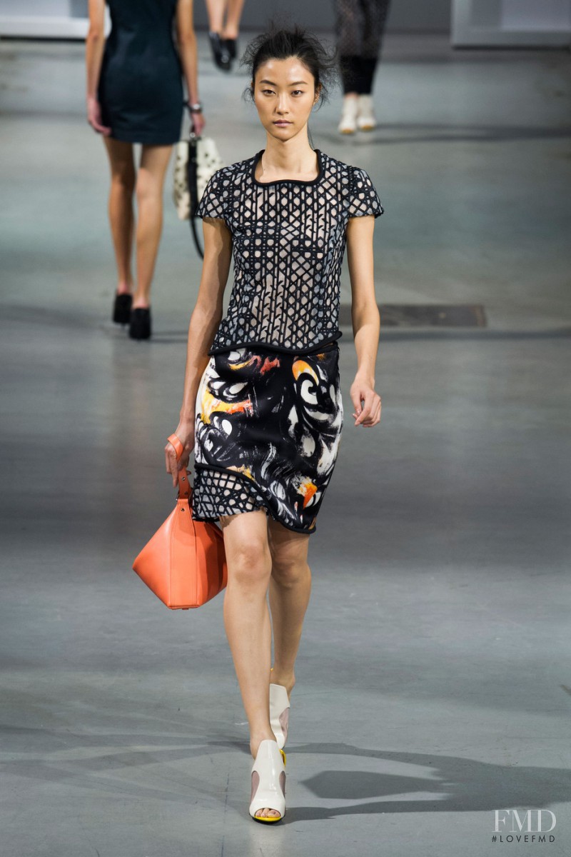 Ji Hye Park featured in  the 3.1 Phillip Lim fashion show for Spring/Summer 2015