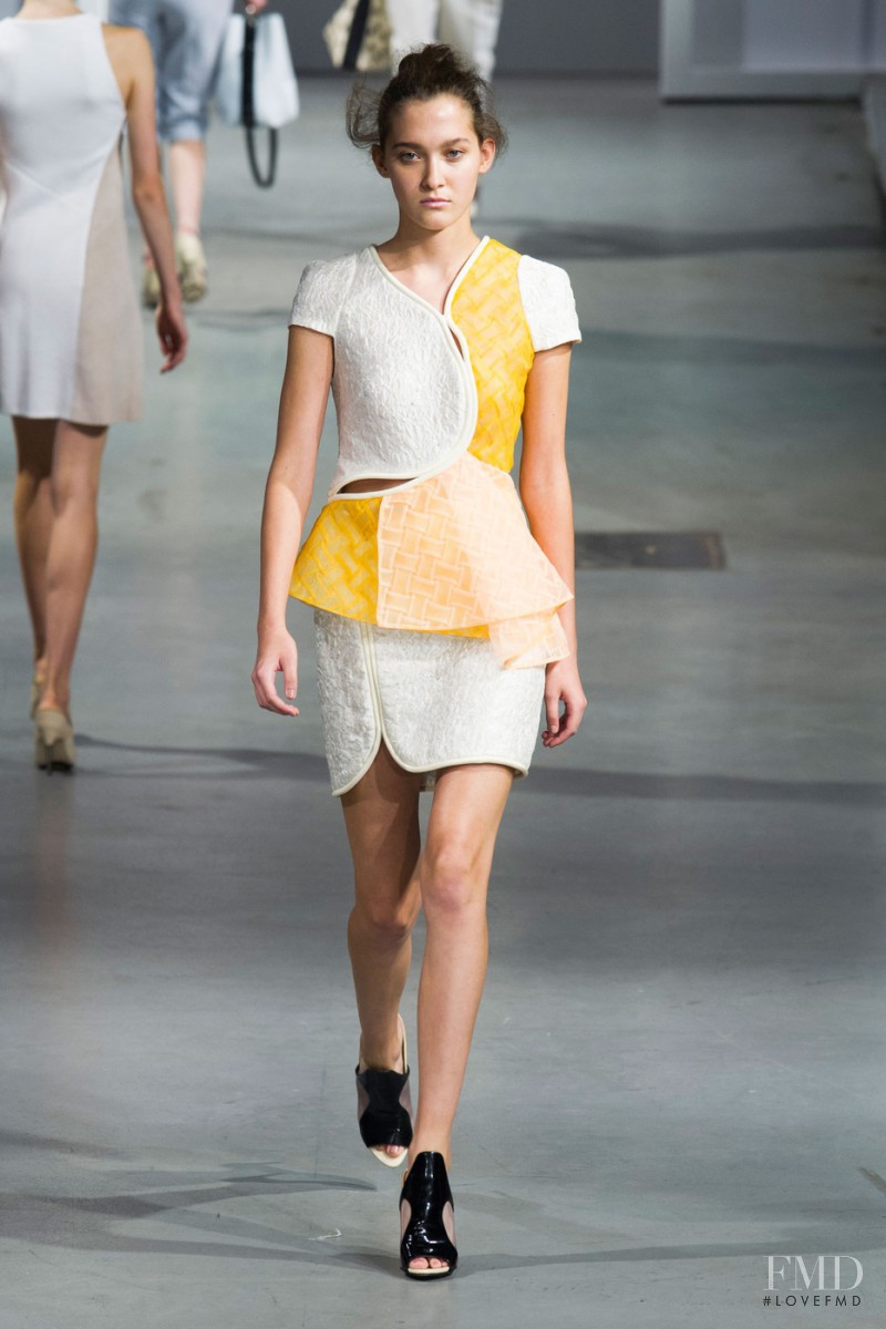 Emma Waldo featured in  the 3.1 Phillip Lim fashion show for Spring/Summer 2015