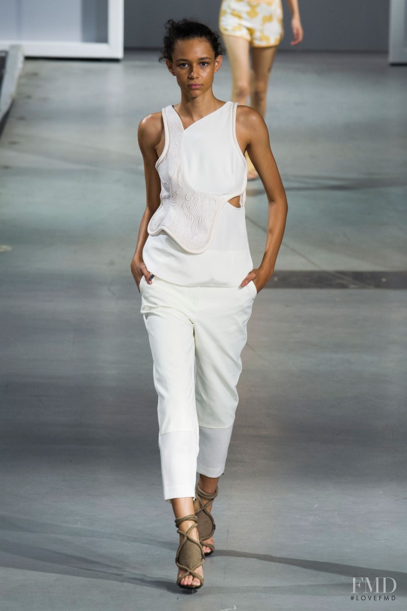 Binx Walton featured in  the 3.1 Phillip Lim fashion show for Spring/Summer 2015